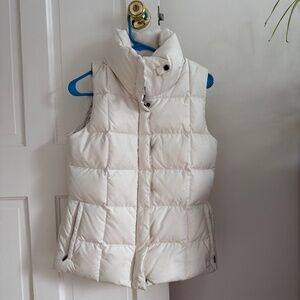 White Down Vest